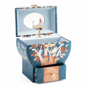 boîte à bijoux musicale, arbre poétique