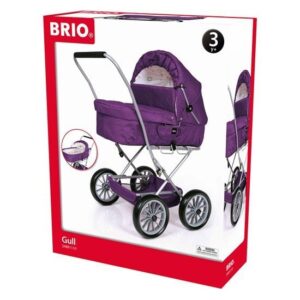 poussette de poupée gull violet